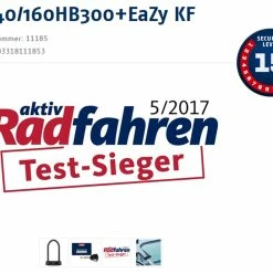 Abus Granit X-Plus 540/160HB300 Verrouillage En U + Support KF EaZy -Antivol à chaine Soldes Boutique 20015953 Testsieger Logo und Sicherheitsstufe Logo