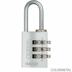 Abus 145/20 B/DFNLI Serrure à Combinaison -Antivol à chaine Soldes Boutique 46628ABUS145 20B DFNLI Zahlenschloss colormetal
