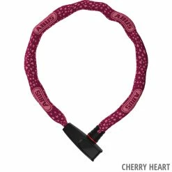 Abus Antivol à Chaîne Catena 6806/75 -Antivol à chaine Soldes Boutique 87776 6806 75 CHERRY HEARTS 3