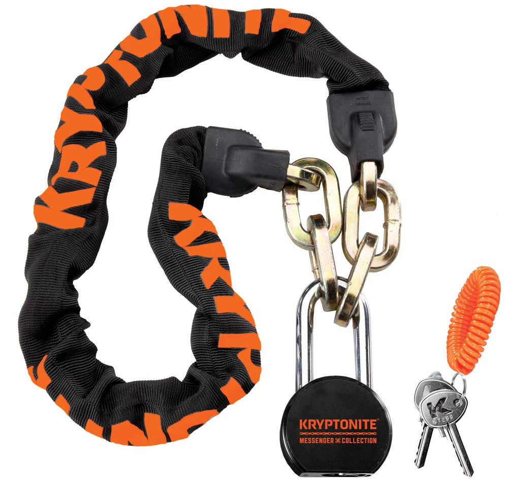 Kryptonite Messenger Chain & Moly Antivol à Chaîne 3 Kryptonite Messenger Chain & Moly Antivol à Chaîne